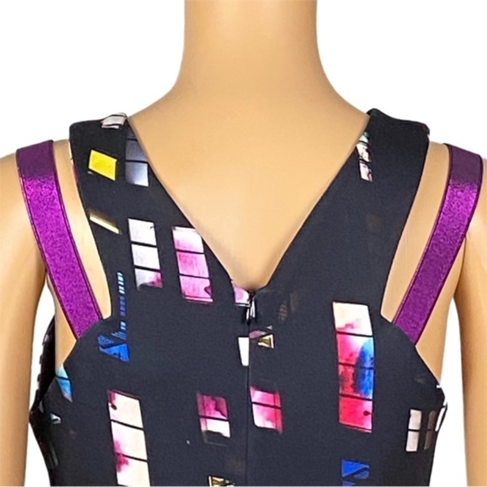 AMANDA UPRICHARD Bleeker Window sleeveless fit and flare dress Size Medium EUC - Picture 7 of 11